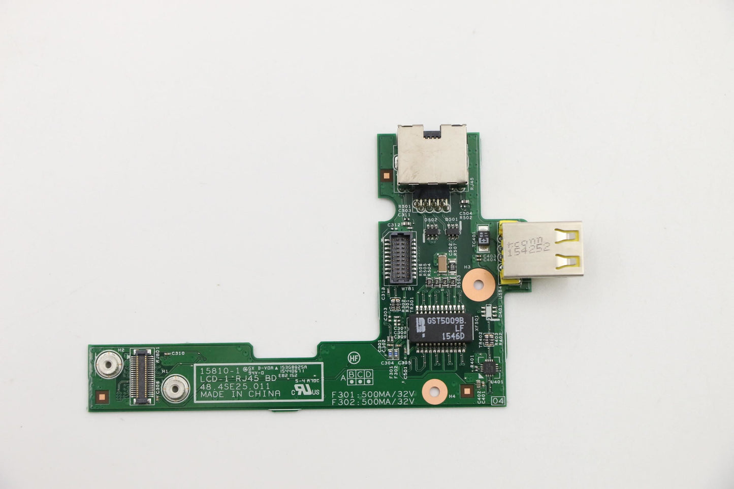 Lenovo FRU Subcard 14W RJ45 Board 04W3743