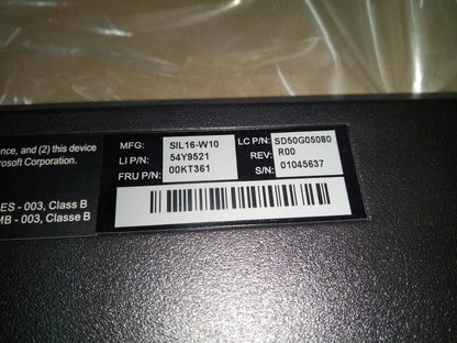 Lenovo All-In-One 300S-08IHH E50-00 E50-05 S20-00 USB Wired Keyboard 00KT361