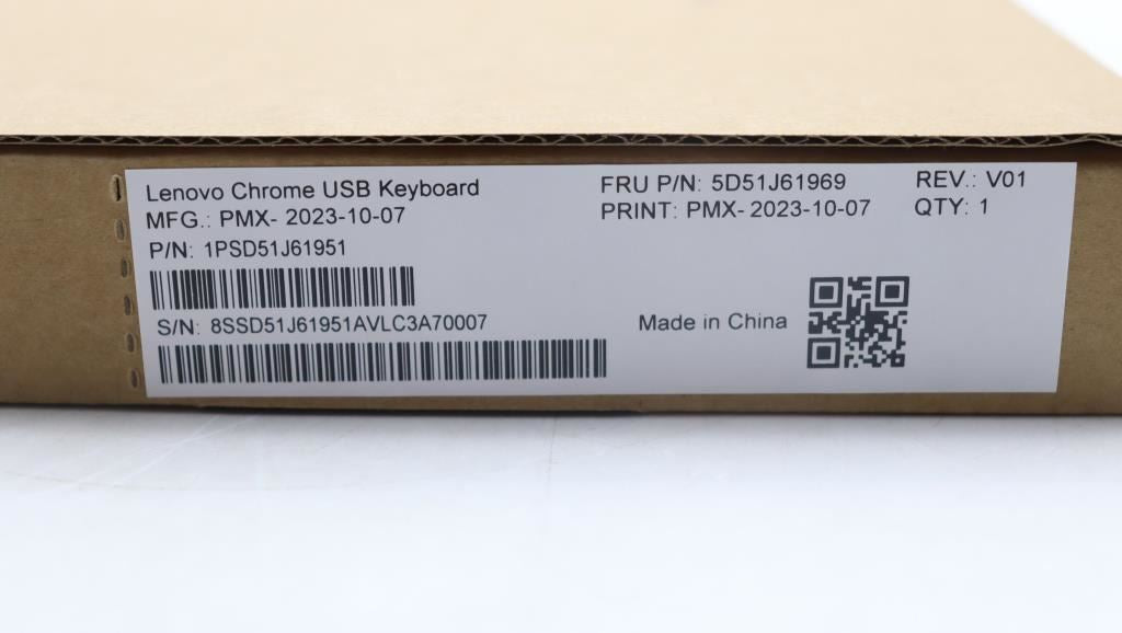 Lenovo Primax Chrome USB KB_Black French 5D51J61969