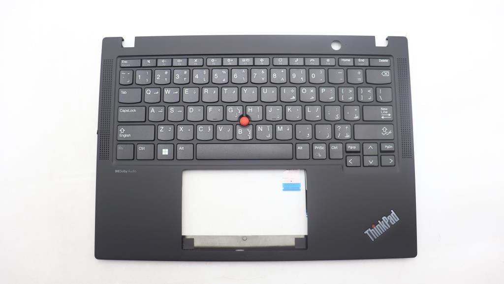 Lenovo ThinkPad X13 Gen 4 Keyboard Palmrest Top Cover Arabic Black 5M11H88962