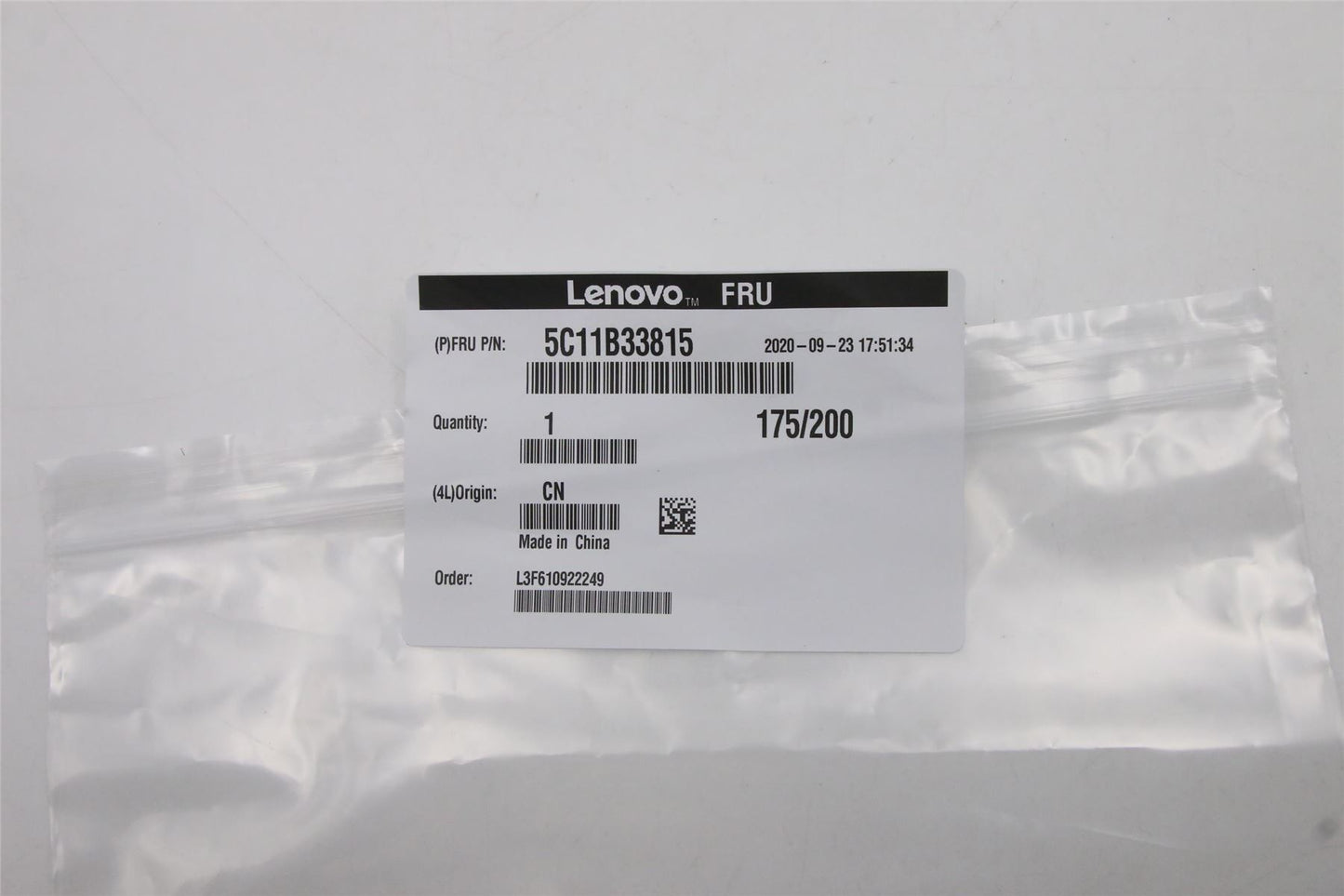 Lenovo CBL,IR,CAM,EP,FPC,AMPH 5C11B33815