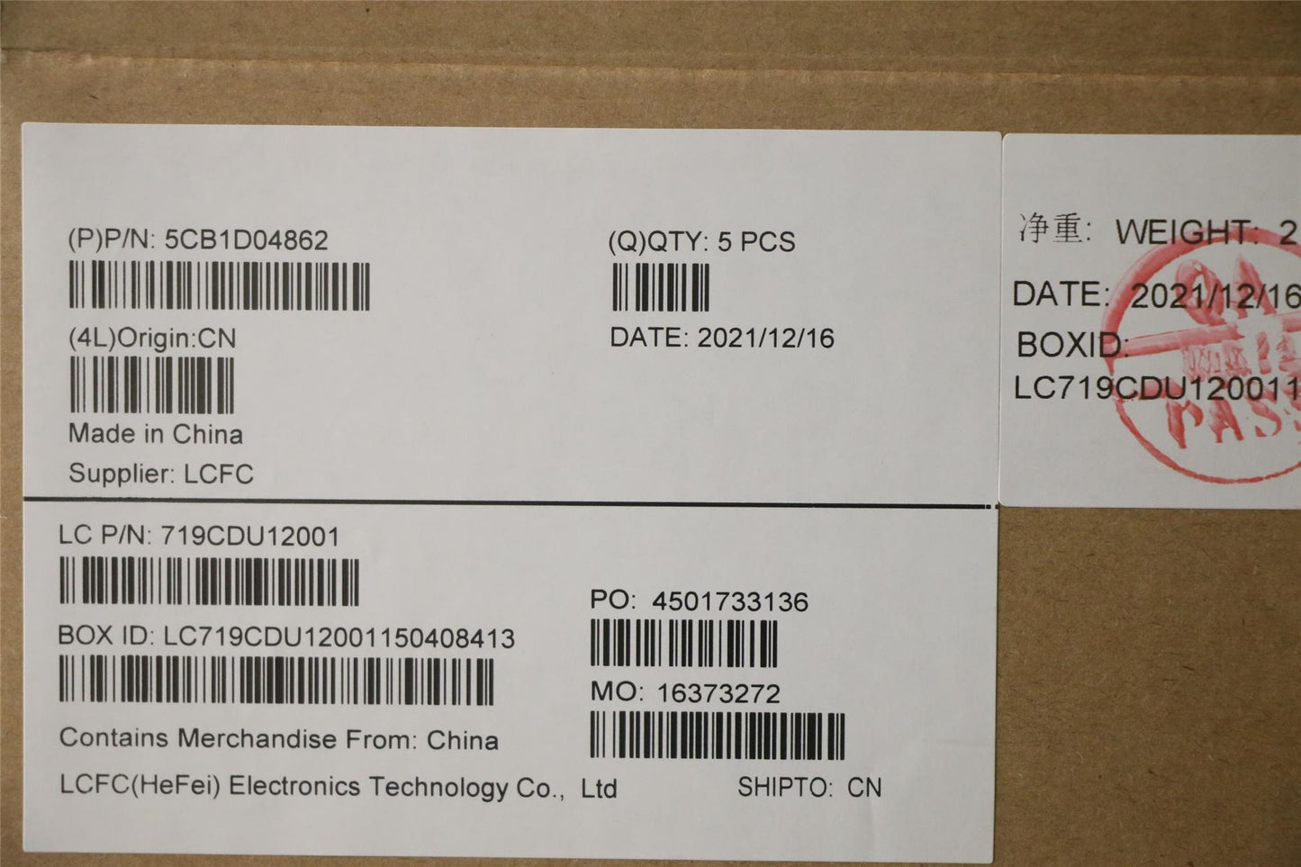 Lenovo Upper Case ASM_TUR_L 82BA OB 5CB1D04862