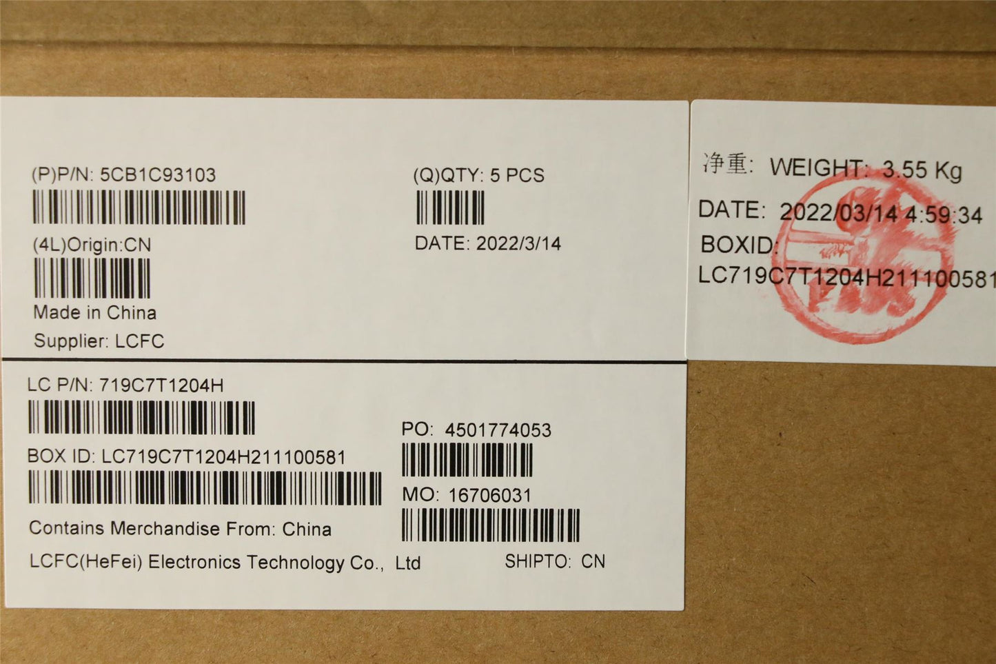 Lenovo Upper Case ASM_GER L82JW SG_BUW/F 5CB1C93103