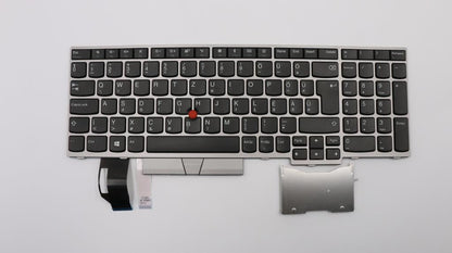 Lenovo ThinkPad E580 E590 Keyboard Hungarian Silver 01YN635