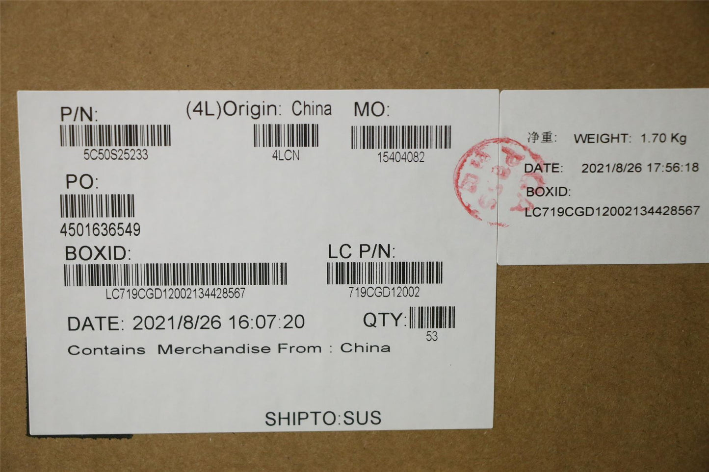 Lenovo USB Board L 82K6 5C50S25233