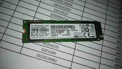 Lenovo SSD_ASM SS MZVKW512HMJP 512G M.2 SSD 5SD0L78933