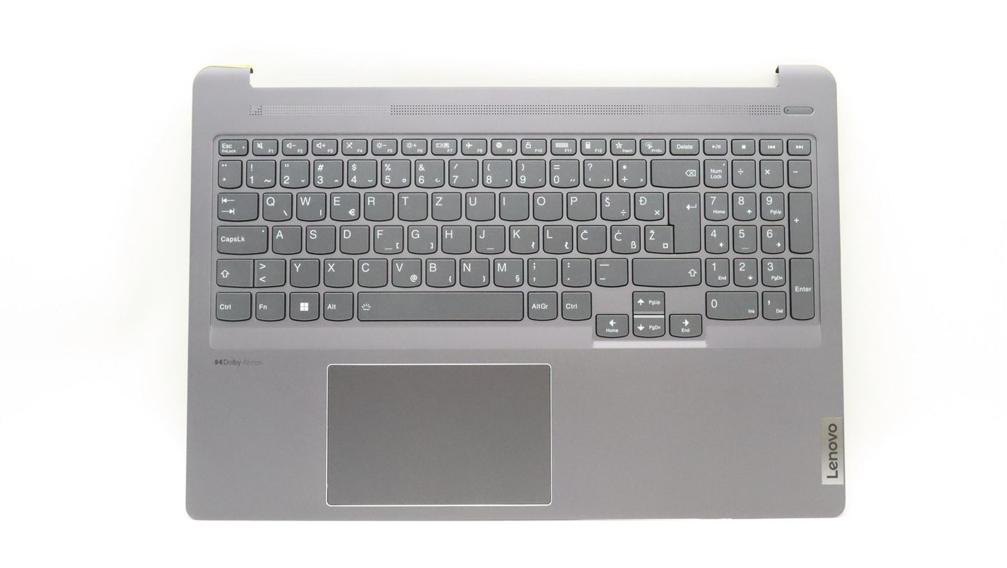 Lenovo Pro 5 Pro 16ARH7 Keyboard Palmrest Top Cover Slovenian Grey 5CB1J08836