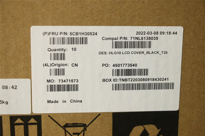 Lenovo LCD Cover 82S9 Black T26 5CB1H30524