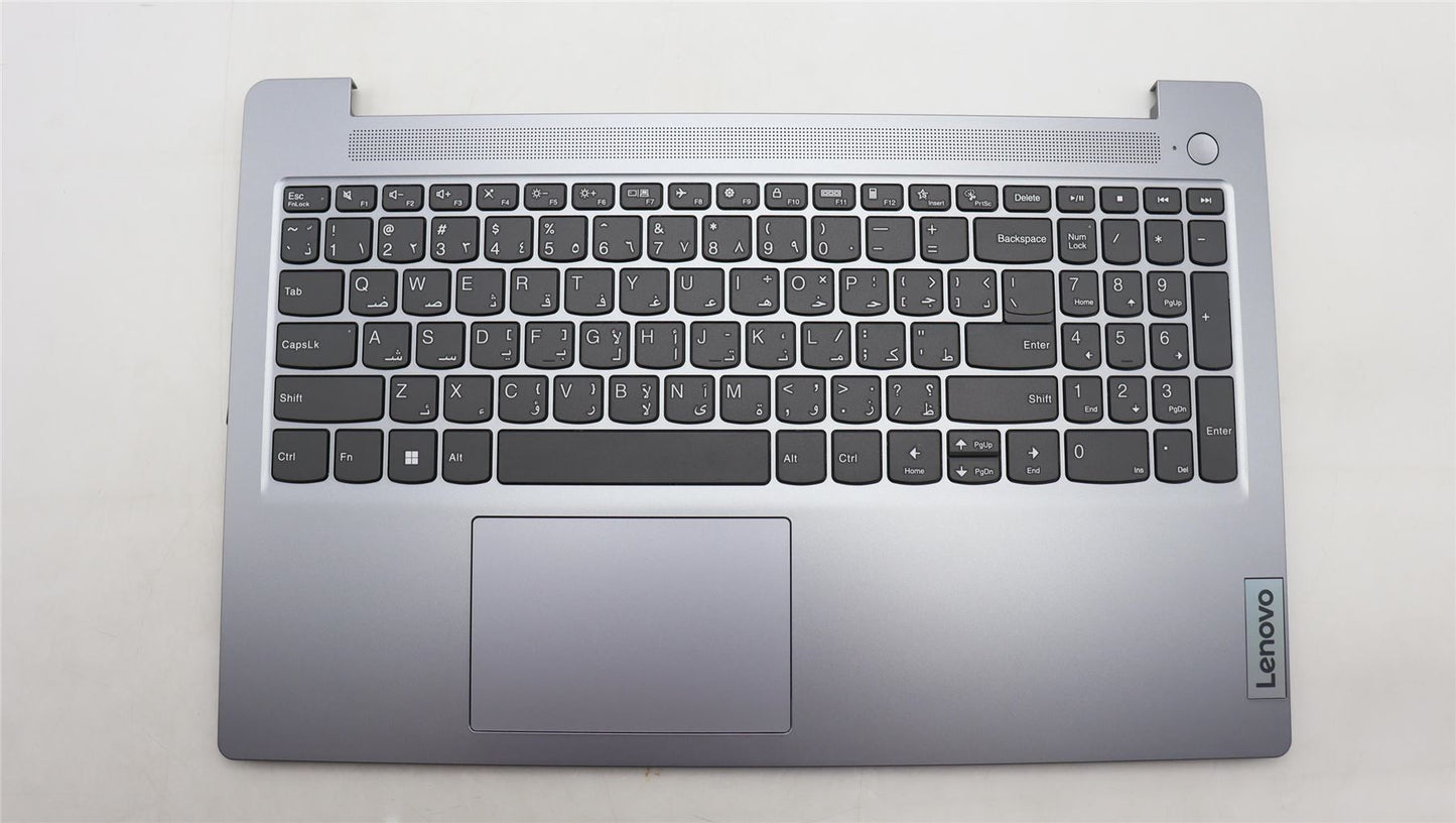 Lenovo IdeaPad 3 15IAH8 Palmrest Cover Touchpad Keyboard Arabic 5CB1M24347