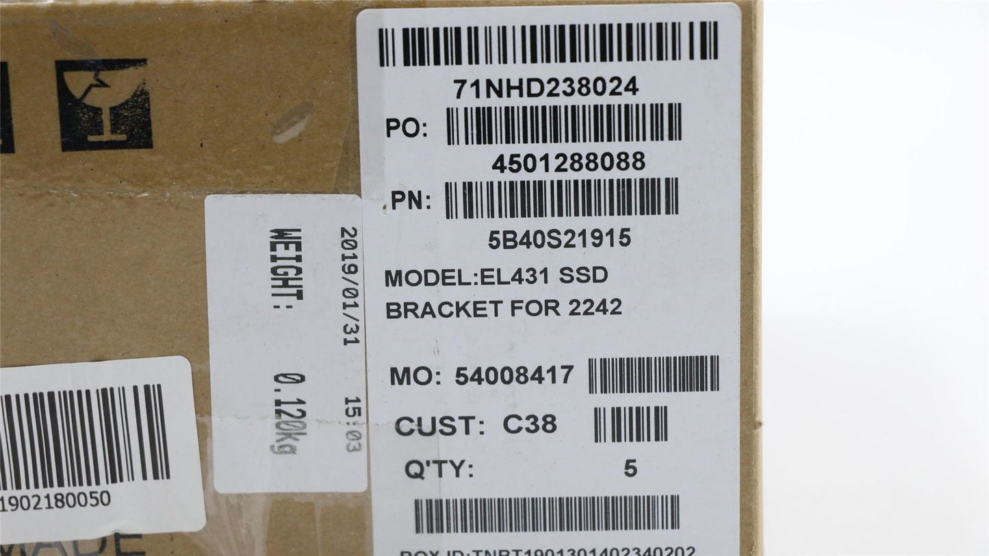 Lenovo 5B40S21915 BRACKET C 81N7 FOR 2242 SSD