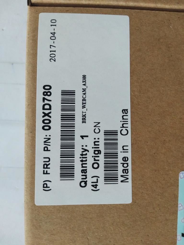 Lenovo MECHANICAL Camera metal bracket 00XD780
