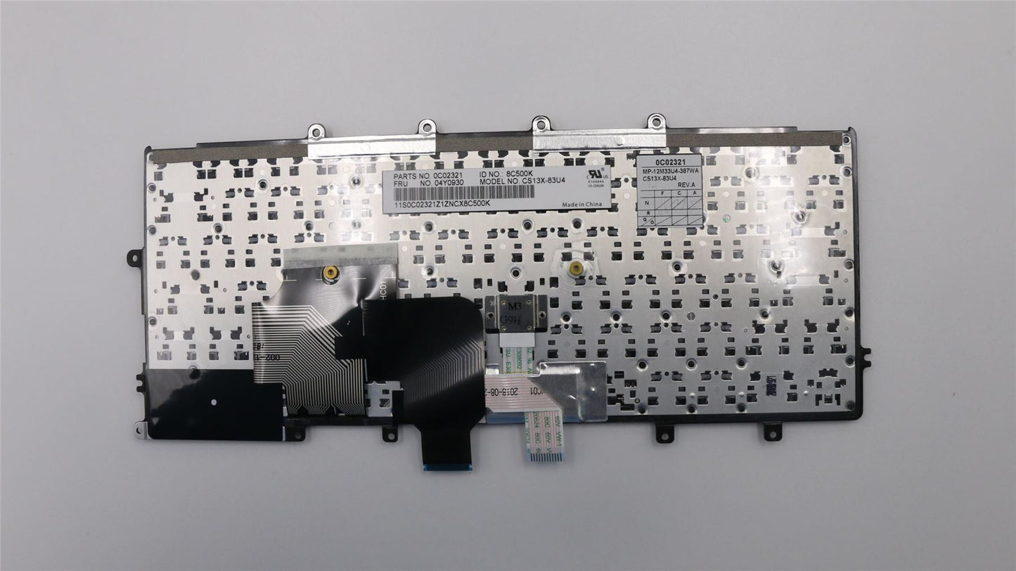 Lenovo ThinkPad X240 X250 X260 Keyboard US International Black 04Y0930