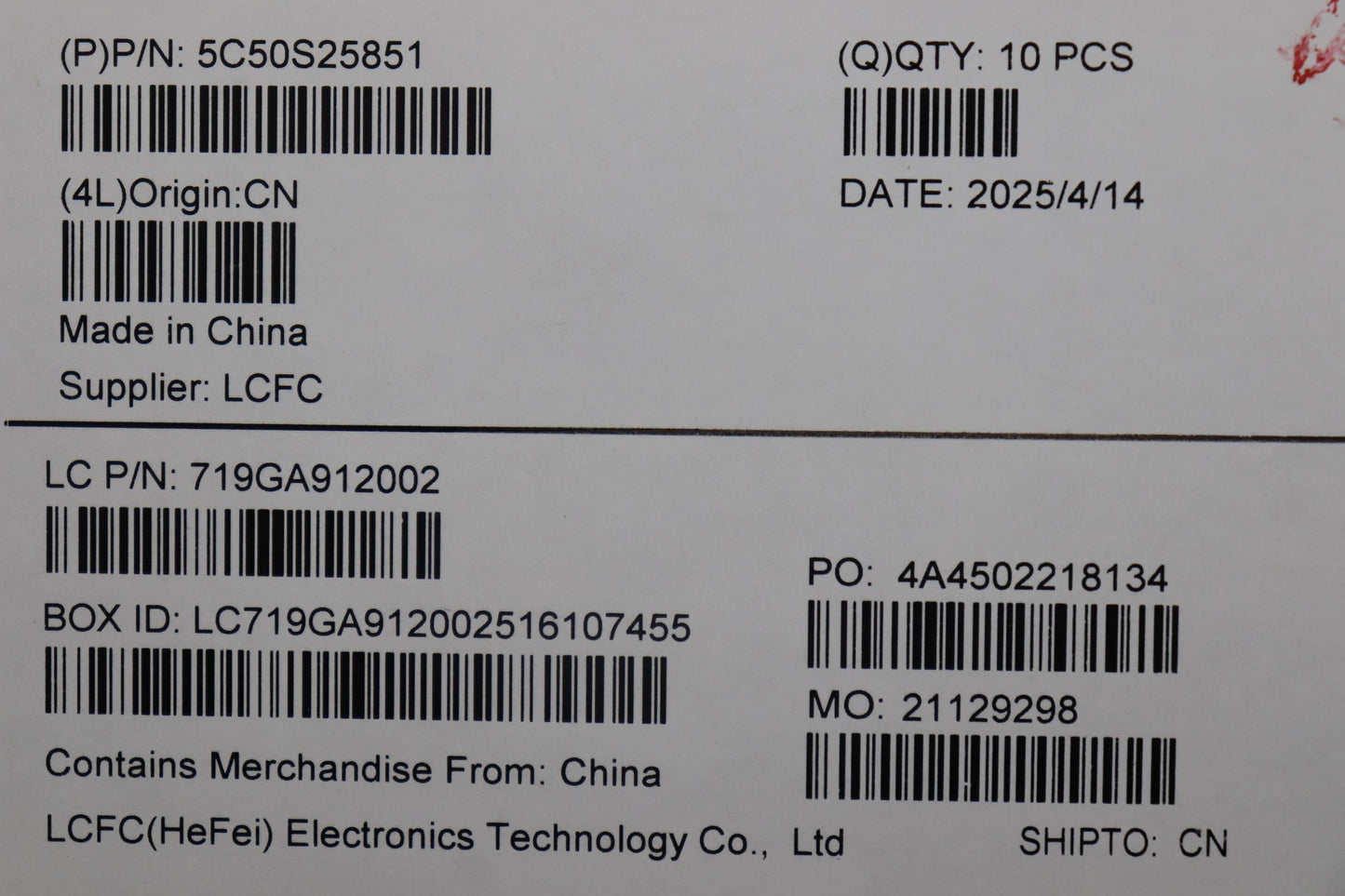Lenovo CARDPOP L 83KJ LEFT I/O Board 5C50S25851