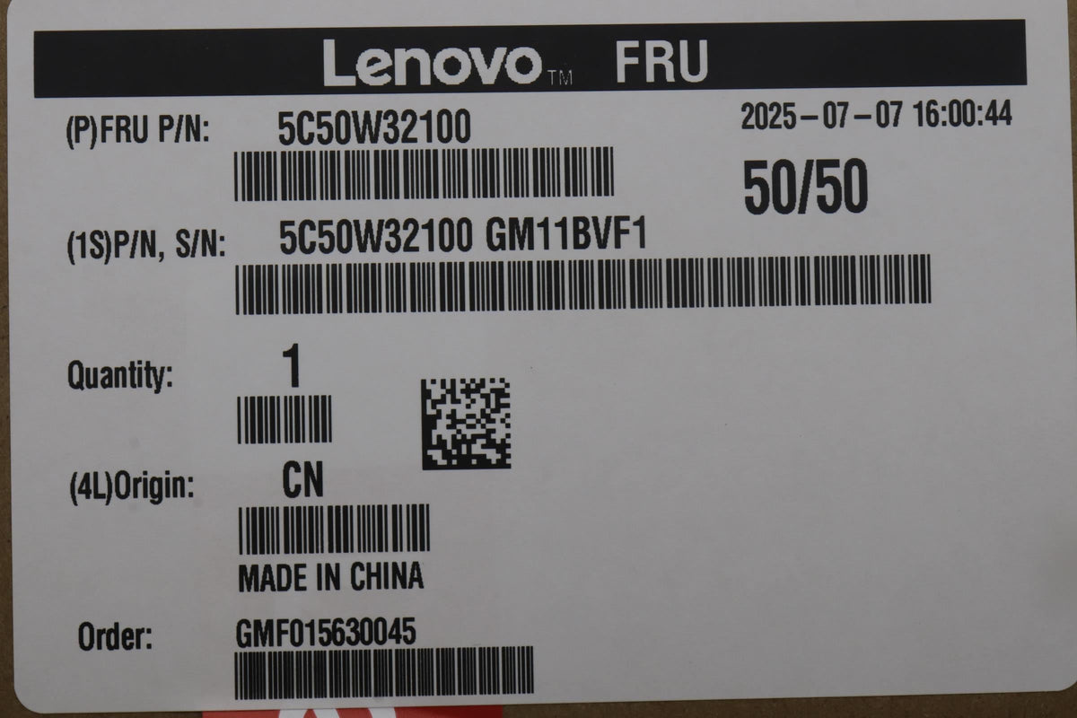 Lenovo CARDPOP BLD Tiny11 BTB TBT4 Card no PD Thunderbolt Board 5C50W32100