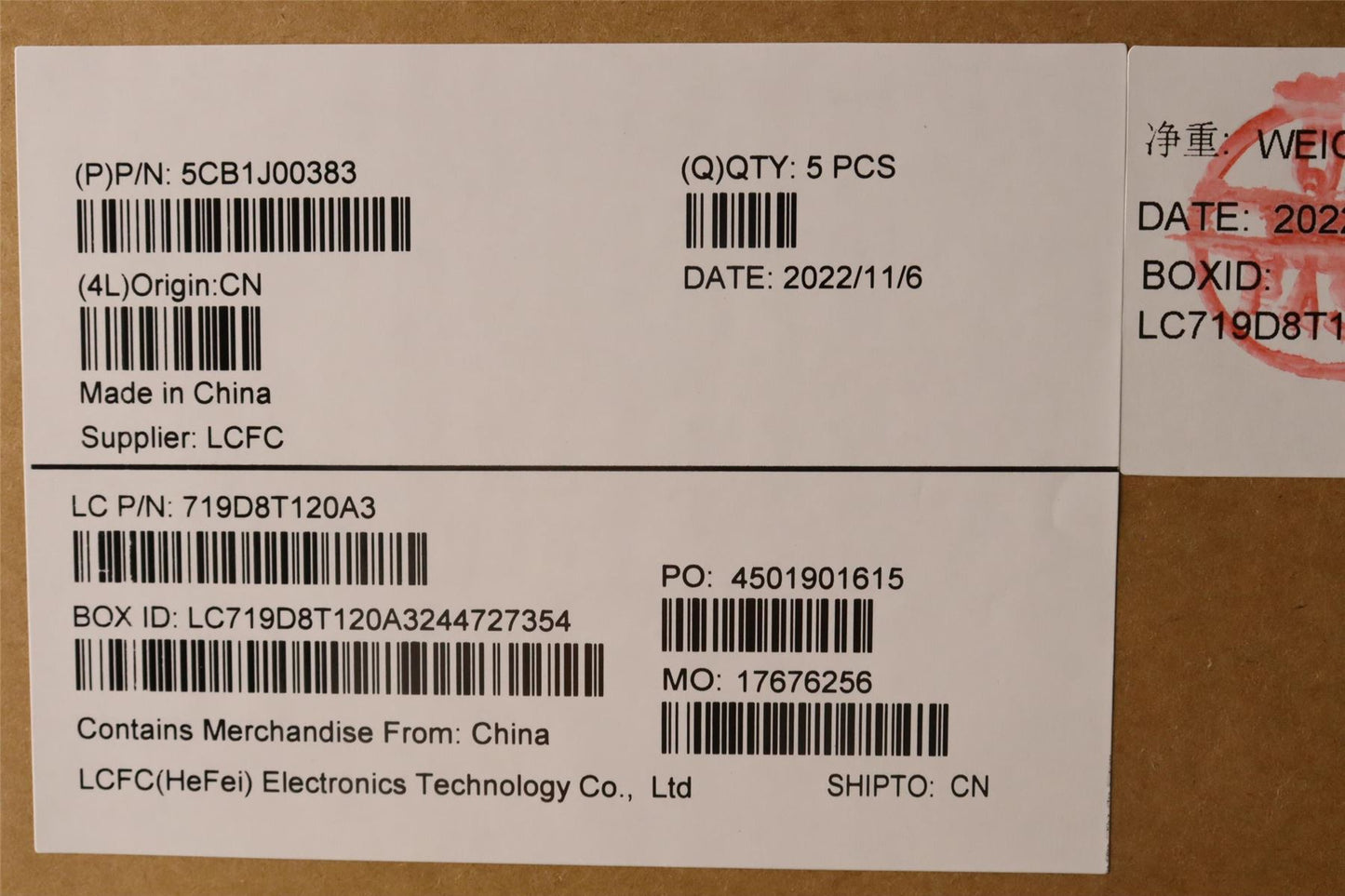 Lenovo Upper Case ASM_GERL82SFFP_CG_BL_PC 5CB1J00383