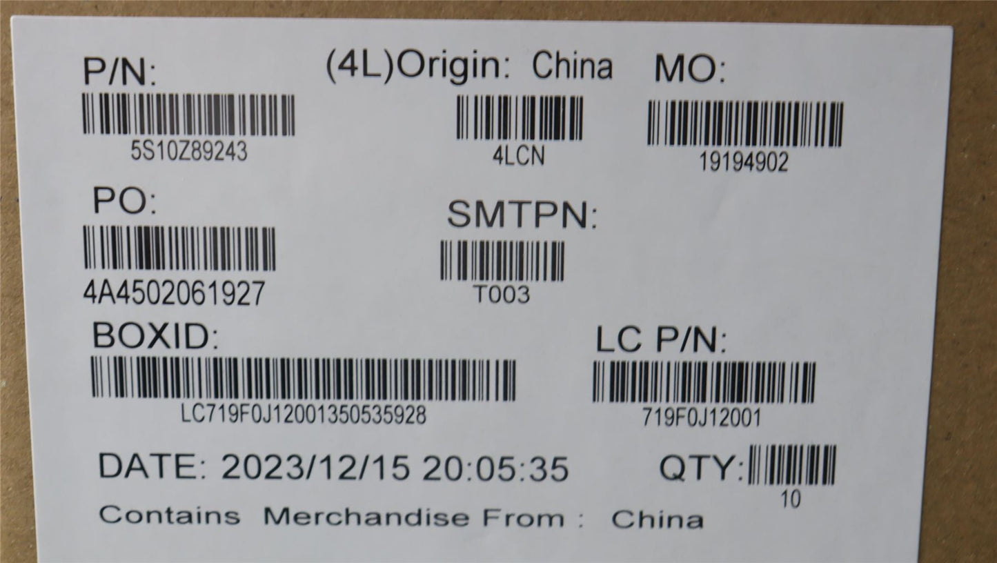 Lenovo SCREW FRU Psyduck1.0 Intel Screw Kits 5S10Z89243