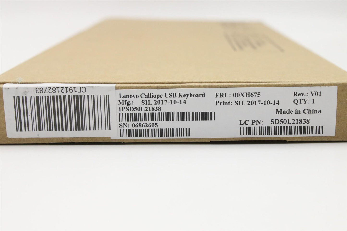 Lenovo IdeaCentre A340-24ICB A340-24IWL A340-22IGM USB Wired Keyboard UK 00XH675