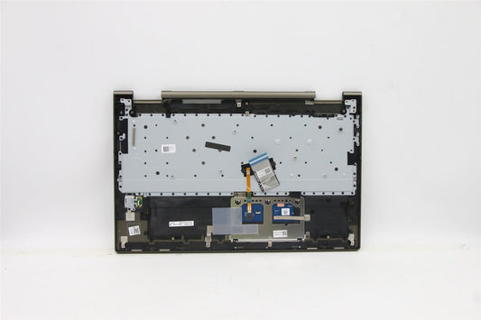 Lenovo IdeaPad 7 15ITL5 Palmrest Cover Touchpad Keyboard UK Dark Moss 5CB1A22454
