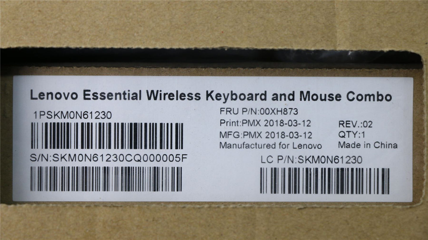 Lenovo IdeaCentre 620S-03IKL 3-22ADA05 Wireless Keyboard Mouse Silver 00XH873