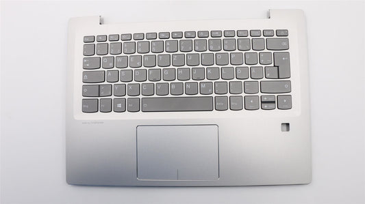 Lenovo IdeaPad 520S-14IKB Keyboard Palmrest Top Cover Greek Silver 5CB0N78681