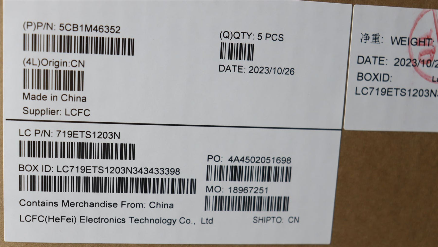 Lenovo COVER Upper Case ASM_POR L 83EQNFPAB 5CB1M46352