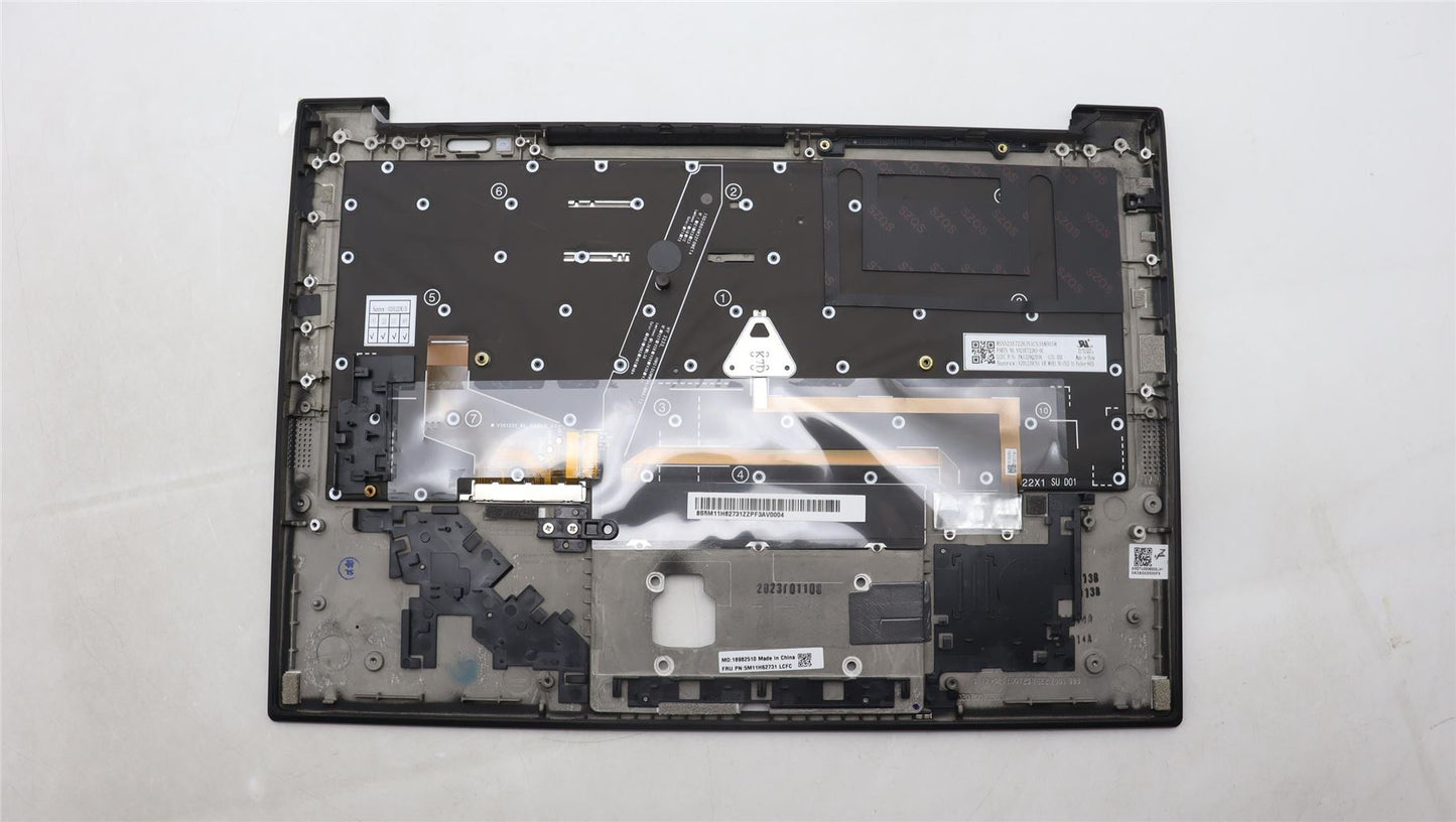 Lenovo ThinkPad X1 11th Gen Keyboard Palmrest Top Cover Ukrainian 5M11H62731