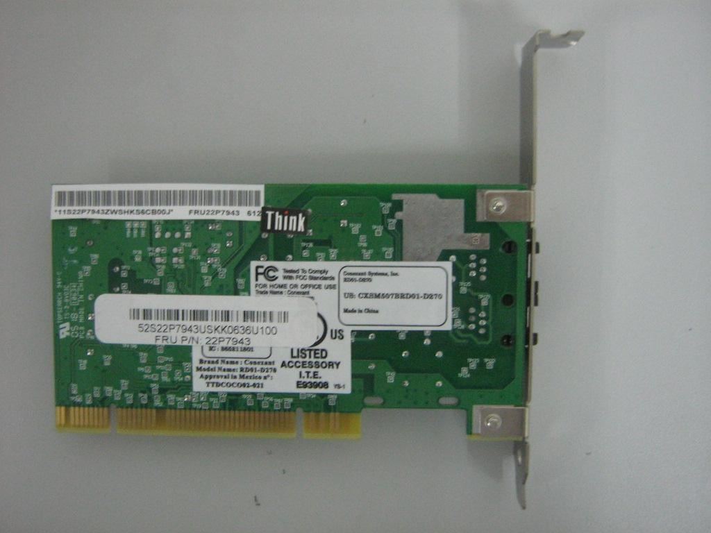 Lenovo FRU-PCI Modem PCI Board 22P7943