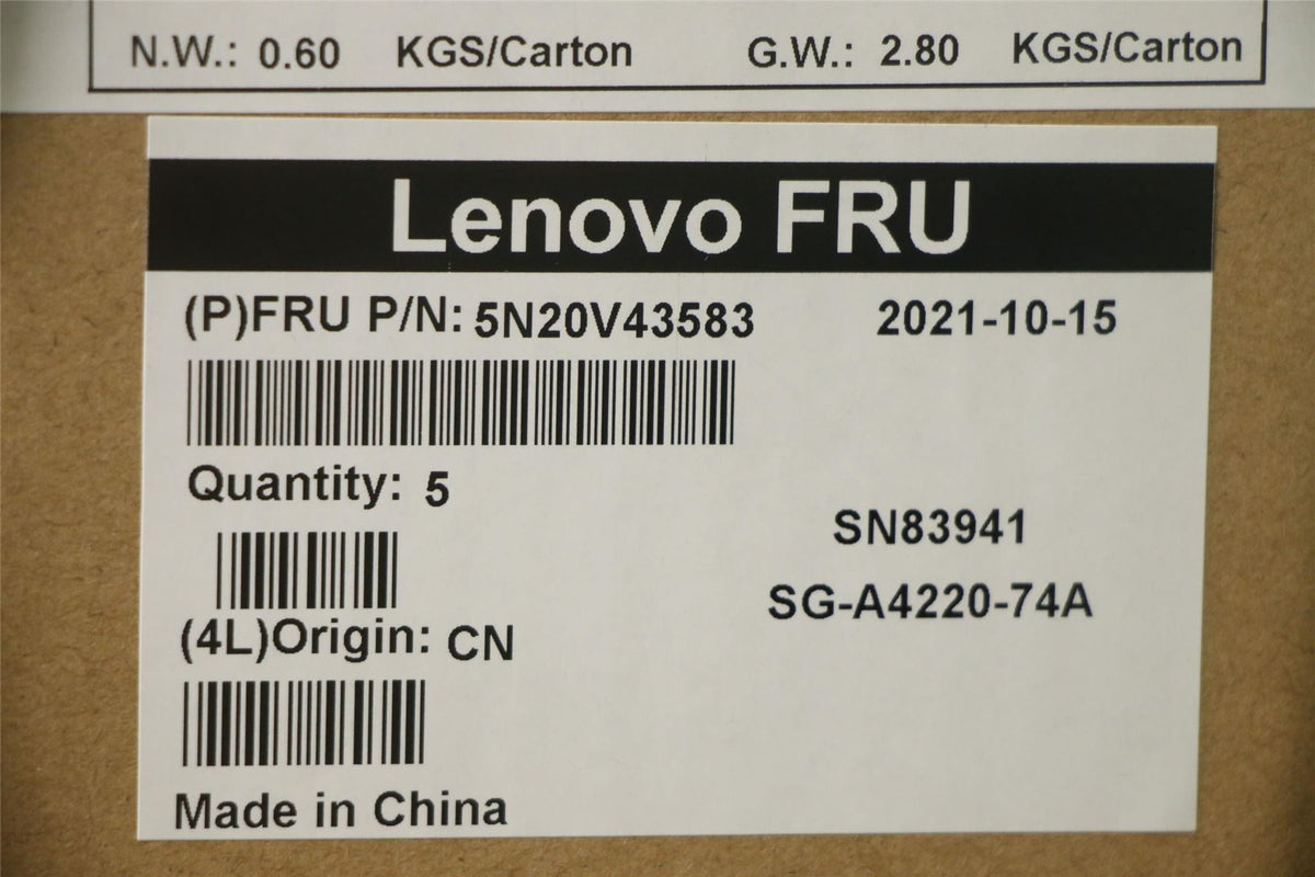 Lenovo Spanish Latin American Keyboard 5N20V43583