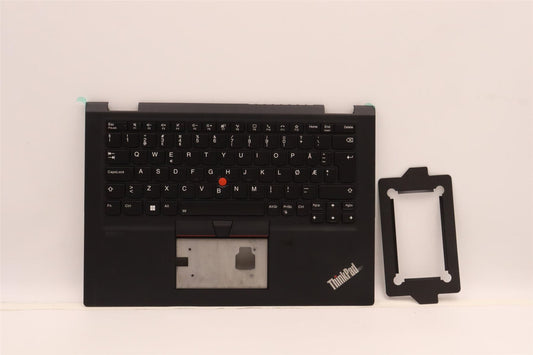 Lenovo Yoga X13 Gen 1 Palmrest Cover Keyboard Nordic Black 5M10Y85794