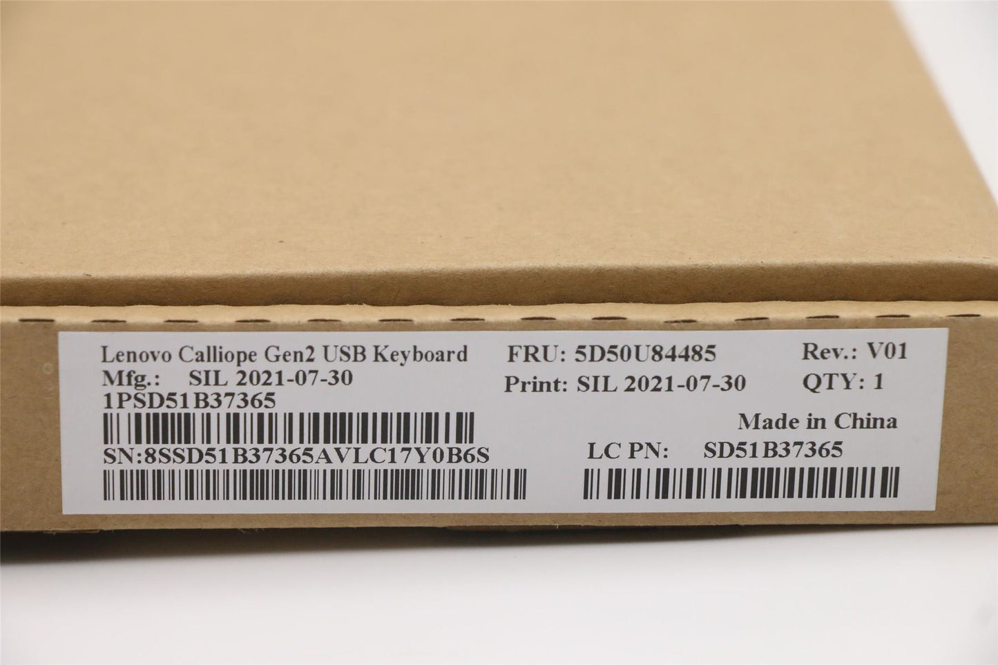 Lenovo USB G2 WHT_UK-EN 5D50U84485