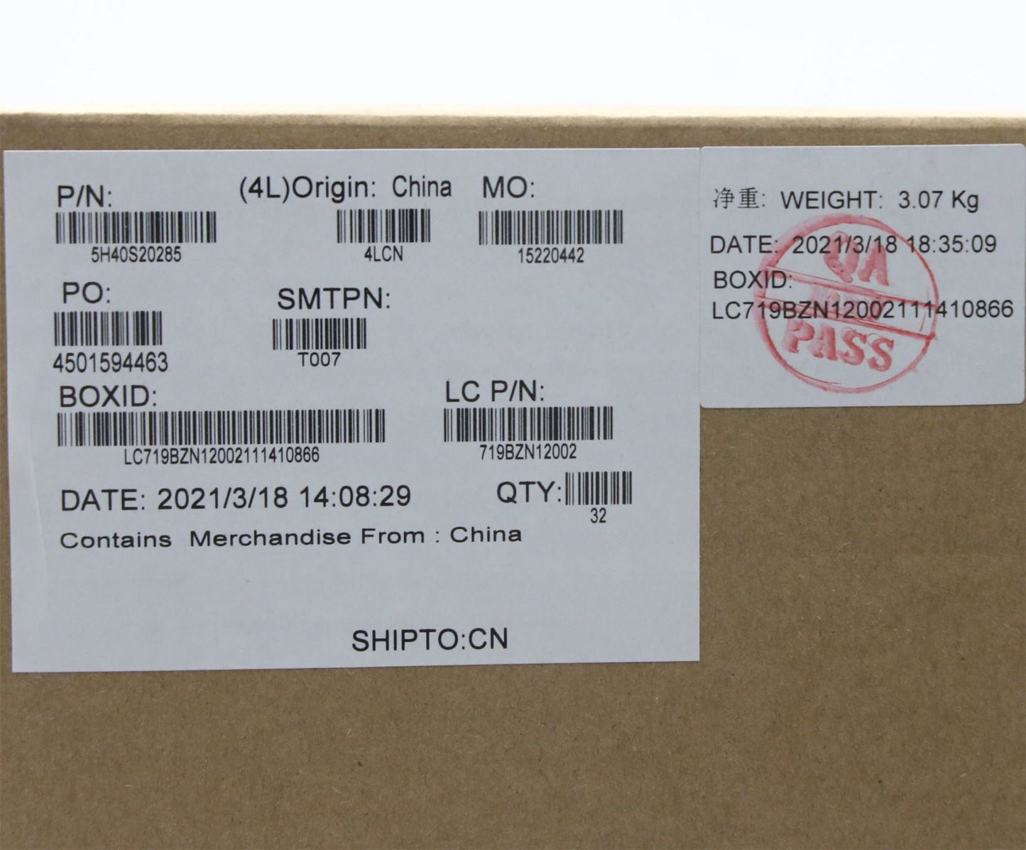 Lenovo Heatsink L 82LN AVC 5H40S20285