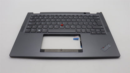 Lenovo ThinkPad X13 Gen 4 Keyboard Palmrest Top Cover Spanish Grey 5M11L64585