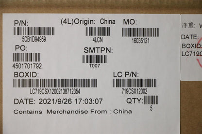 Lenovo Lower Case L 82LV CG 5CB1D94959