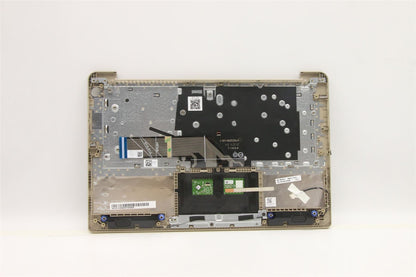 Lenovo IdeaPad 3-14ALC6 Keyboard Palmrest Top Cover US Gold Backlit 5CB1C04506