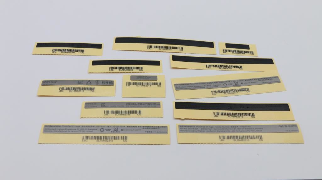 Lenovo 01AY970 LABEL GEO LBL Misc kit