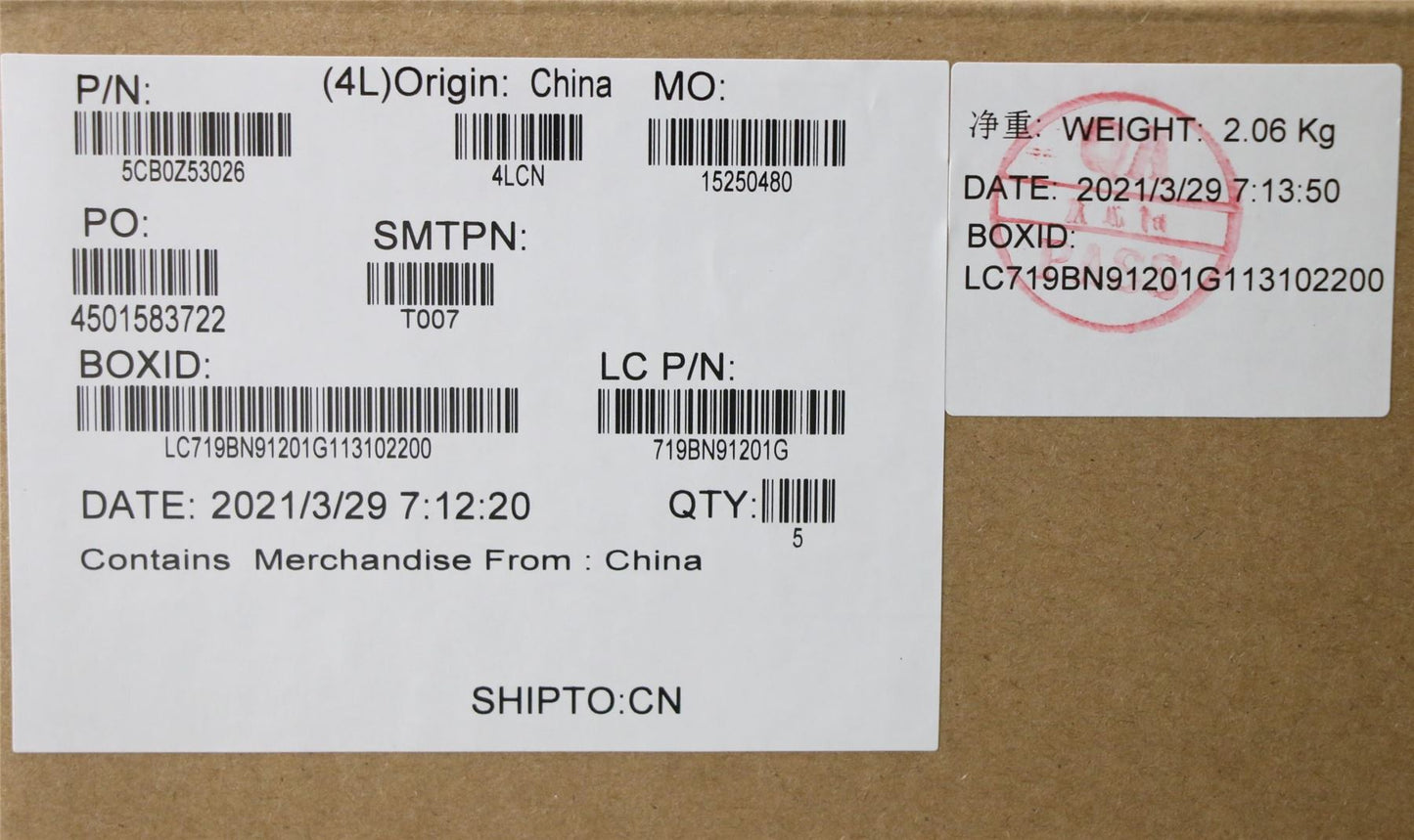Lenovo Upper Case ASM_TR B 82G4 AB 5CB0Z53026
