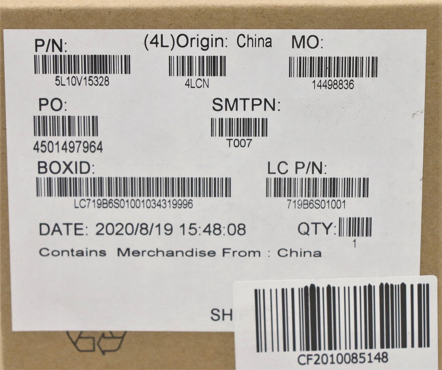 Lenovo 5L10V15328 LABEL FRU LABEL KIT for P15