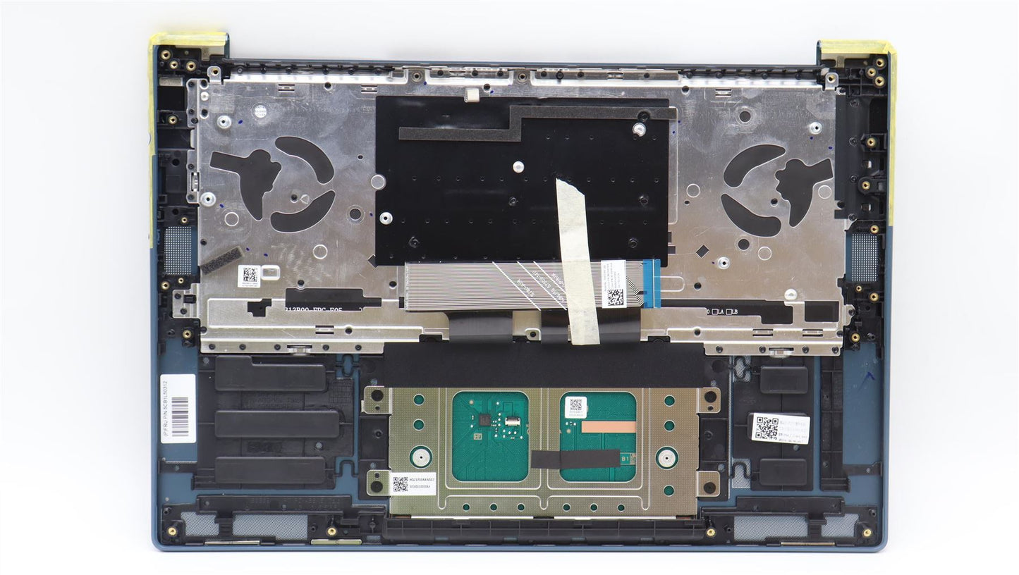 Lenovo Yoga 7 14ARP8 Palmrest Cover Touchpad Keyboard US Tidal Teal 5CB1L50312
