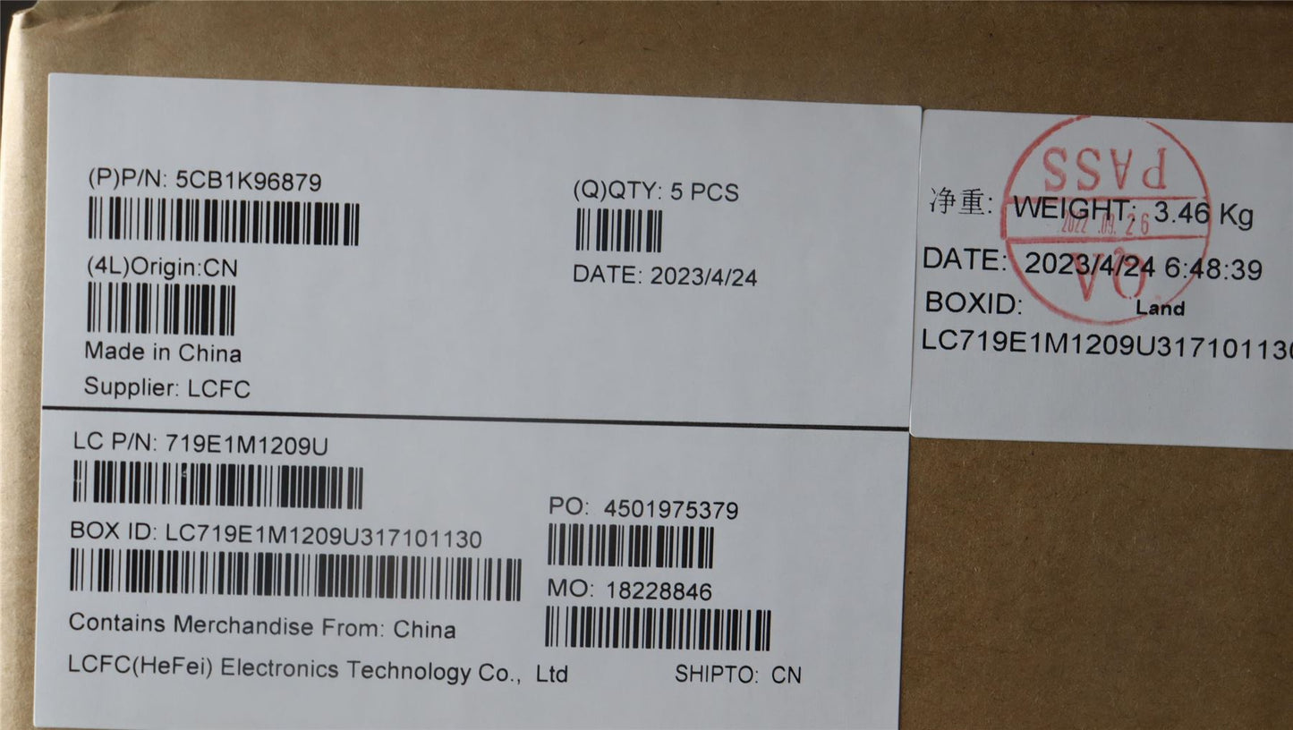 Lenovo IdeaPad 3 15ABR8 Palmrest Cover Touchpad Keyboard UK Grey 5CB1K96879