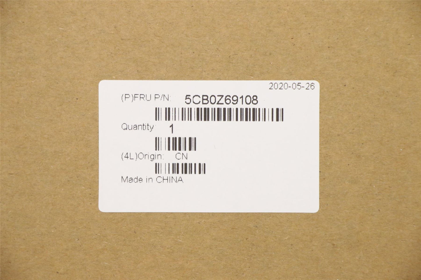 Lenovo FRU COVER T15 A COVER SUB ASSY UHD 5CB0Z69108