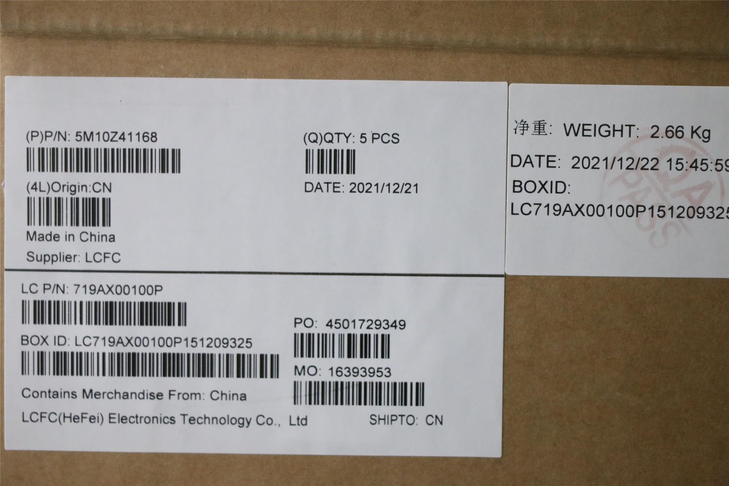 Lenovo ThinkPad T14s Keyboard Palmrest Top Cover French Black 5M10Z41168