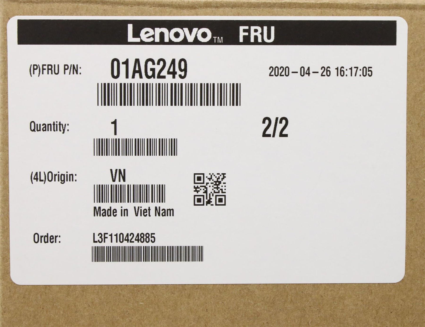 Lenovo ThinkStation P330 CPU Processor 01AG249