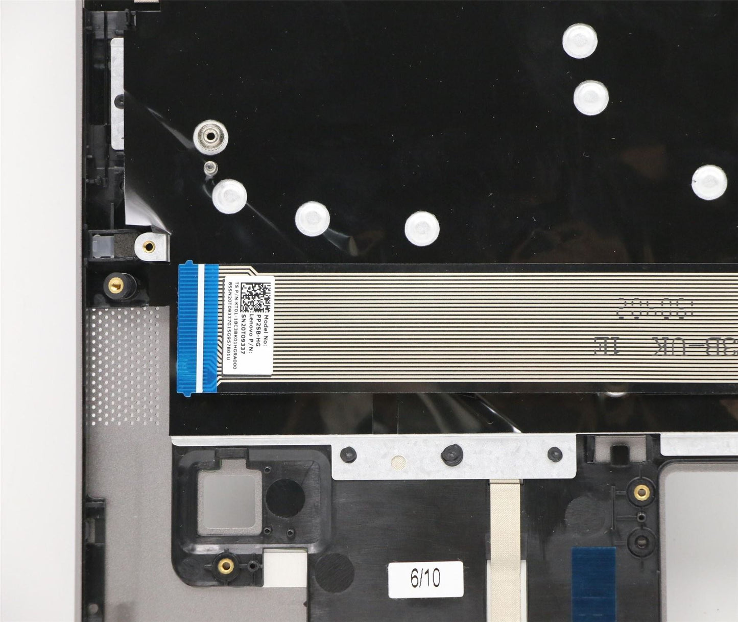 Lenovo IdeaPad S540-14IWL Keyboard Palmrest Top Cover German Black 5CB0S17237