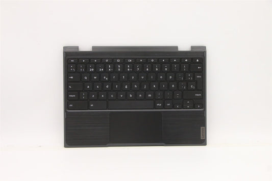 Lenovo 300e 2nd Gen Palmrest Cover Touchpad Keyboard Spanish Black 5CB0Y57970