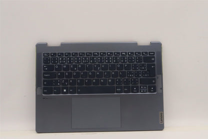 Lenovo Yoga 7 14IAL7 Palmrest Cover Touchpad Keyboard Stone Blue 5CB1J02451