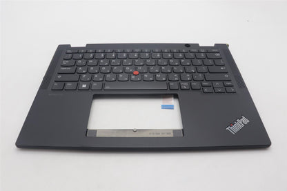 Lenovo ThinkPad X13 Gen 4 Keyboard Palmrest Top Cover Hebrew Black 5M11L64121