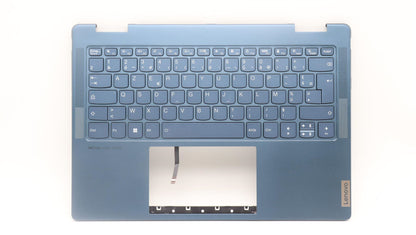 Lenovo Yoga 7 14ARP8 Palmrest Cover Keyboard French Blue 5CB1L48345