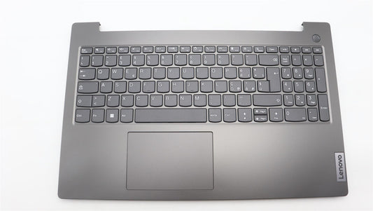 Lenovo V15 G3 IAP Palmrest Cover Touchpad Keyboard Italian Iron Grey 5CB1H80610
