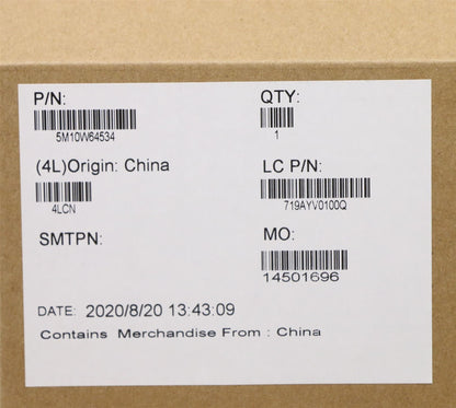 Lenovo MECH_ASM FRU ASM NBL NFPR BK UK UKE 5M10W64534