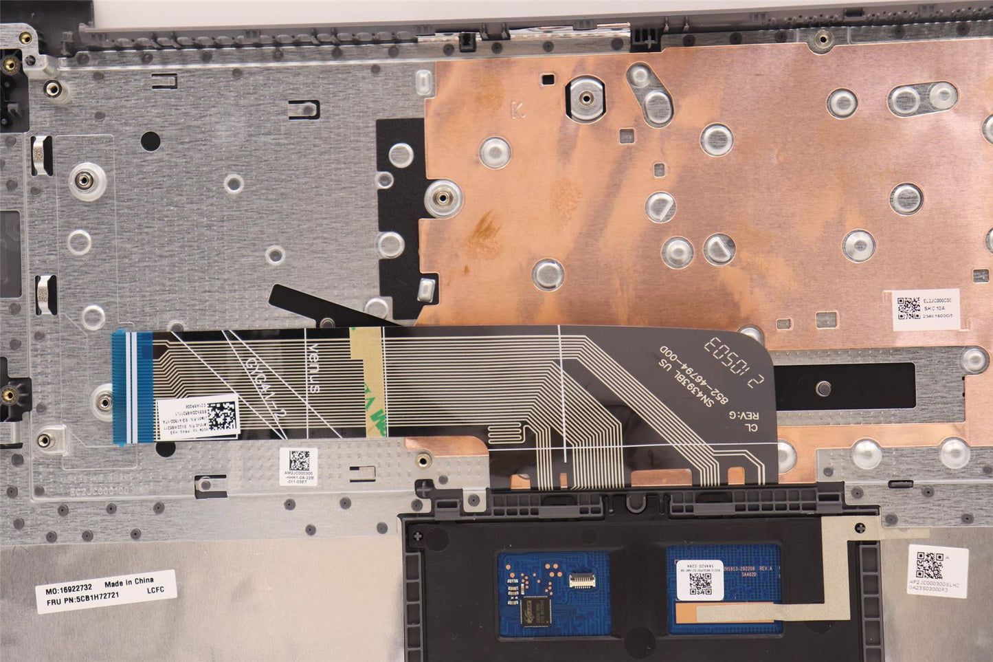 Lenovo Upper Case ASM_HBW L82RM AG_NFP 5CB1H72721